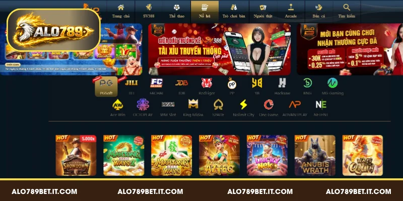 ALO789 BET cung cấp sản phẩm phong phú với nhiều thể loại